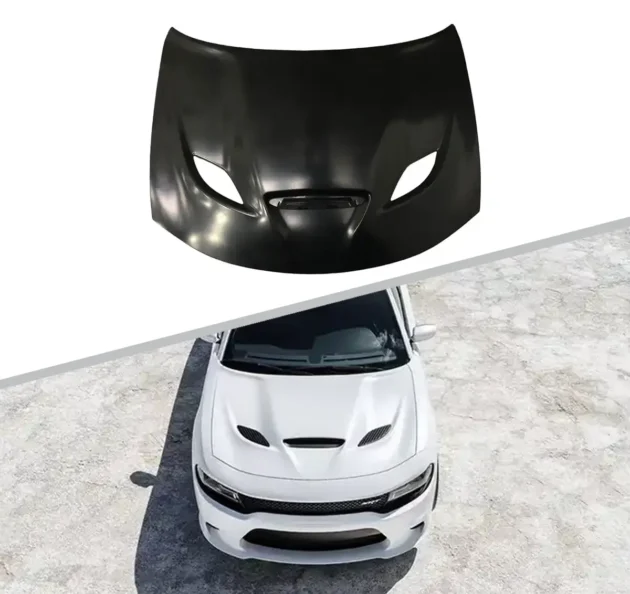 Dodge Charger 2015-2022 SRT Hellcat Style Sheet metal stamping Aluminum Hood