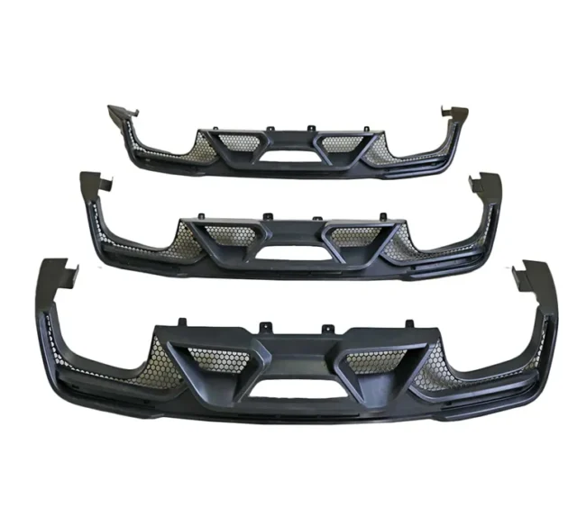 Mustang 2018-2022 GT500 Style PP Material Auto Bumper Body Accessories Rear Diffuser - Image 3