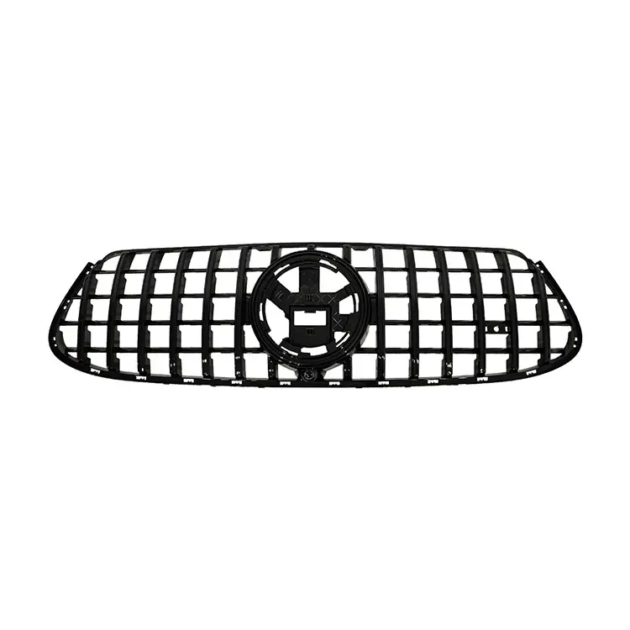 BENZ AMG63 W167 2020+ Black Color Car Front Bumper Lip Grille - Image 2