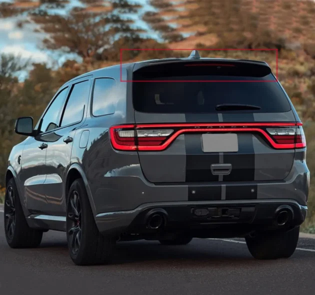 Dodge Durango 2012-2020 SRT Style Customized Roof Lip Car Body Kit Rear Bumper Wing Spoiler - Image 6
