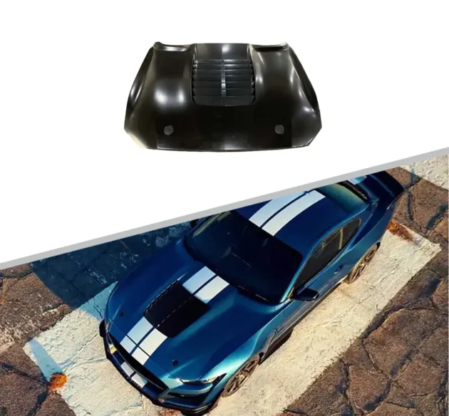 Mustang 2018-2022 GT500 Style Sheet metal stamping Hood engine cover Aluminum Hood