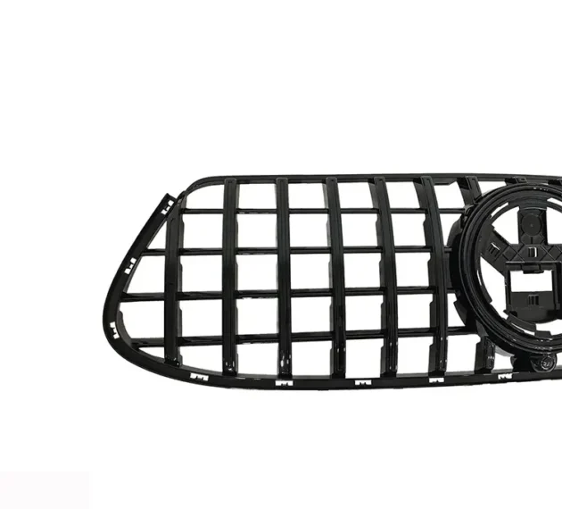 BENZ AMG63 W167 2020+ Black Color Car Front Bumper Lip Grille - Image 3