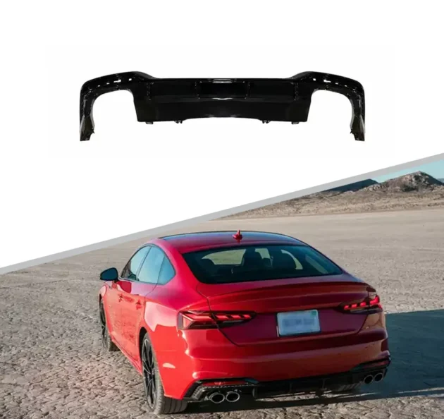 AUDI A5 S-line 2021-2023  Rear Diffuser Lip Car Bumper (2D&4D)