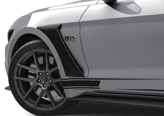 Mustang 2015-2021 GT350 Style Front Bumper Body Accessories Fender Vents - Image 4