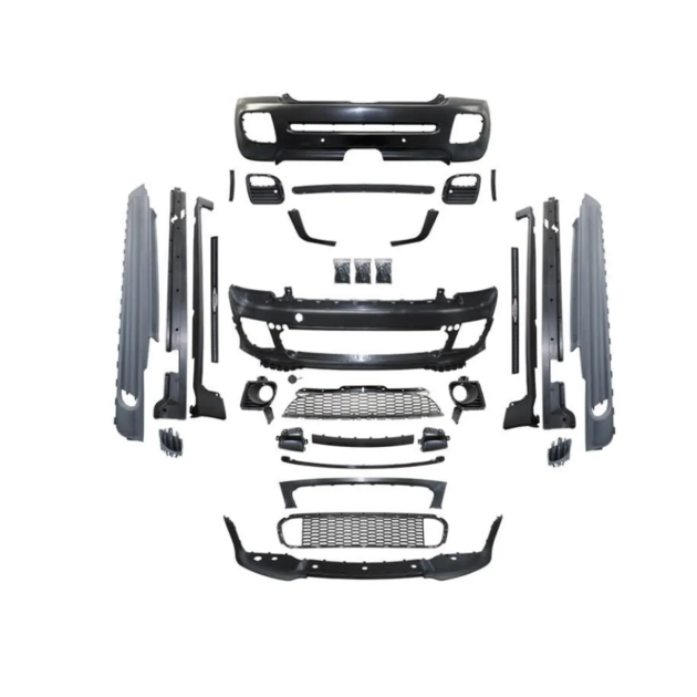 BMW MINI R56 JCW Style Car Front Rear Bumper Lip Rear Diffuser Side Skirt Facelift Body Kit