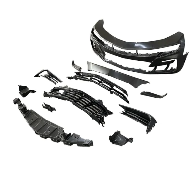 Chevrolet Camaro 2019-2022 SS Style Front Bumper Lip Body Kit - Image 3