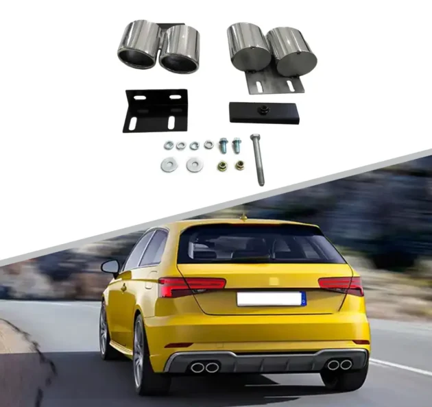 AUDI A3 2013-2020 Rear Bumper Tail Pipe Downpipe