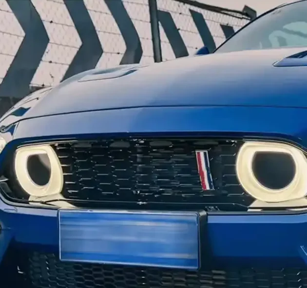 Ford Mustang 2018-2022 Car Auto Parts Mach1 Style Front Bumper Grille Lip - Image 4