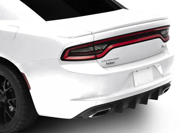 Dodge Charger 2015-2022 Rock Style PP Rear Diffuser Lip Bumper Normal Bumper - Image 3