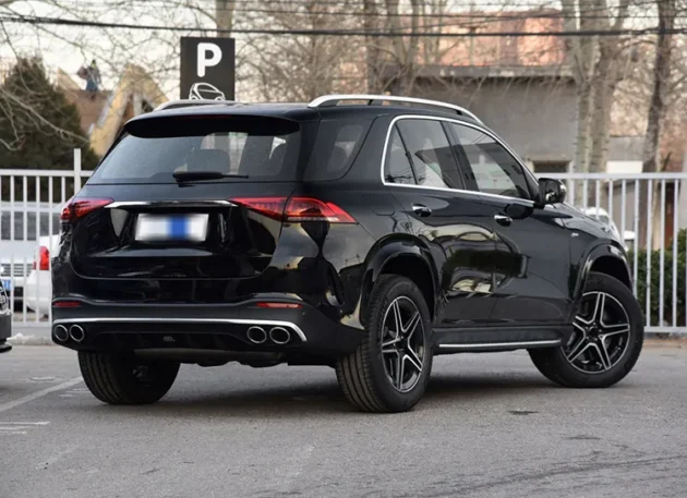 GBENZ X167 GLE AMG 2019-2022 Rear Diffuser With Silver Black Tips - Image 5