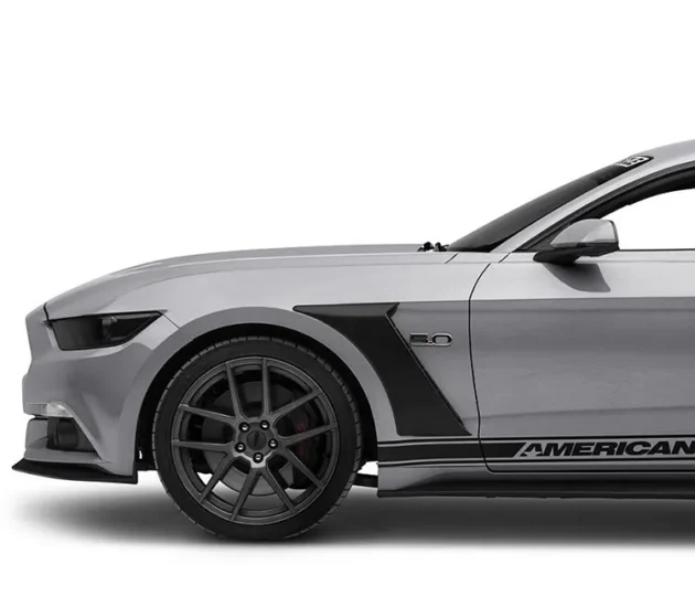 Mustang 2015-2021 GT350 Style Front Bumper Body Accessories Fender Vents - Image 5