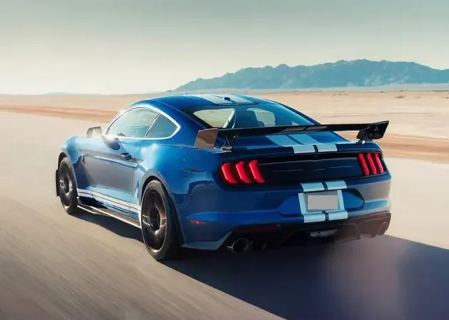 Ford Mustang 2018-2022 GT500 Style Car Rear Bumper Exhaust Tips - Image 5