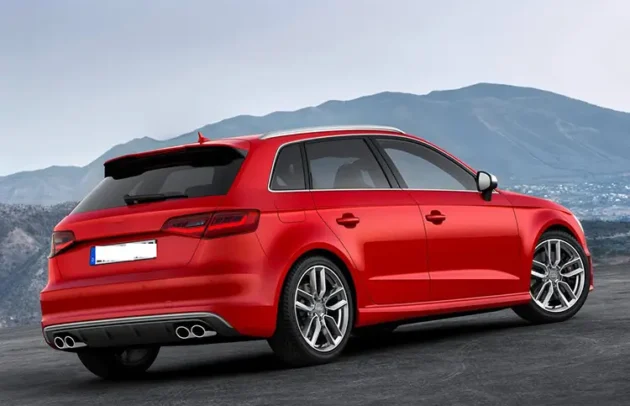 AUDI A3 Hatchback 2013-2016 Normal S3 Style Car Bumper Rear Diffuser - Image 3