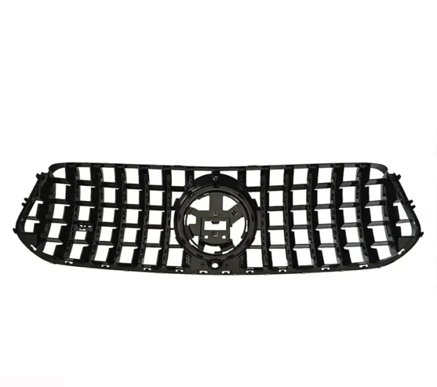 BENZ AMG53 W167 2020+ Style Black Color Car Front Bumper Lip Grille - Image 3