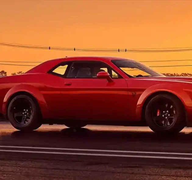 Dodge Challenger Hellcat To Demon 2015-2022  Front Lip With Wide Fender Flares - Image 3