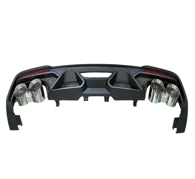 Mustang 2018-2022 GT500 Style PP Material Auto Bumper Body Accessories Rear Diffuser - Image 2