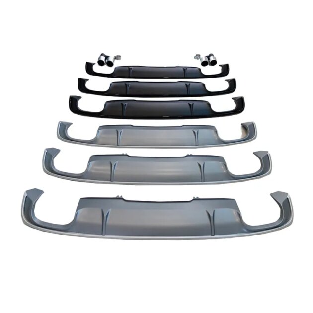 AUDI A4 2016-2019 Rear Bumper Diffuser - Image 2