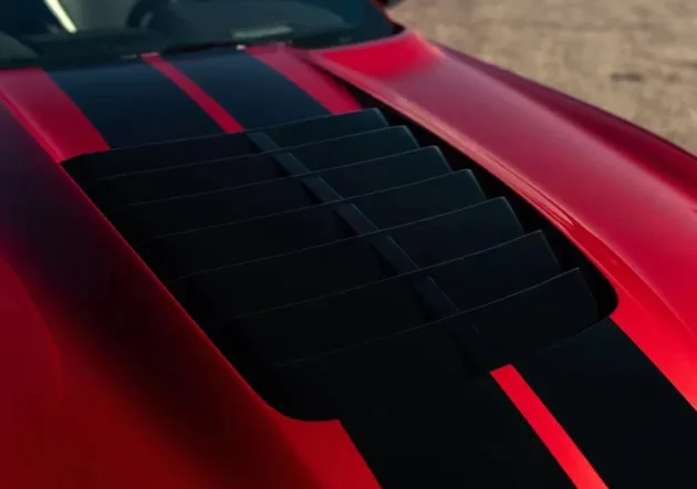 Mustang 2018-2022 GT500 Style Sheet metal stamping Hood engine cover Aluminum Hood - Image 6