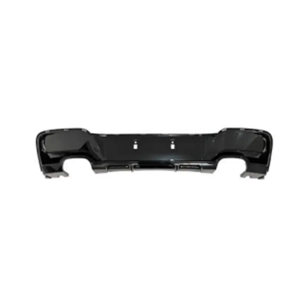 BMW F20 M-Tech Bumper Auto Body Accessories Matte Black Rear Diffuser Dual Outlet Dual Hole