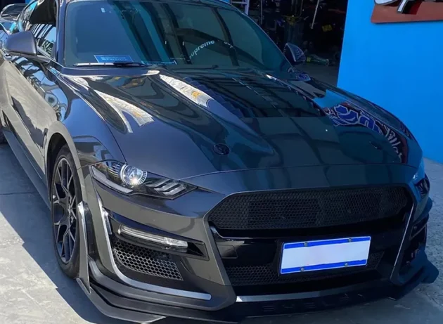 Mustang 2018-2022 GT500 Style Car Front Bumper Lip Grille Body Kit - Image 5