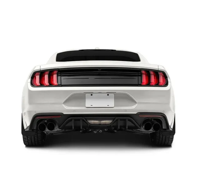Mustang 2018-2022 PP Material ROCK Style Car Bumper Rear Diffuser Lip - Image 5