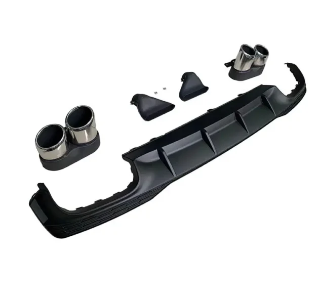 AUDI A7 2019+  Rear Diffuser With Stainless Steel pipes - Image 2