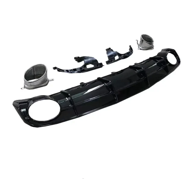 AUDI A6 2016-2018 Rear Diffuser With Tips - Image 2