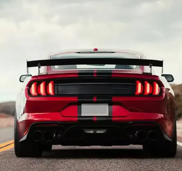 Mustang 2018-2022 GT350 Style Car Bumper Rear Diffuser Lip - Image 4