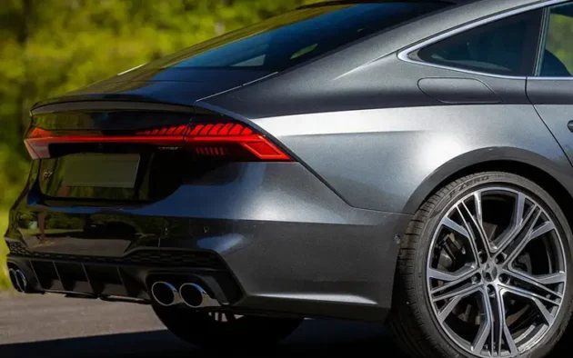 AUDI A7 2019+  Rear Diffuser With Stainless Steel pipes - Image 3