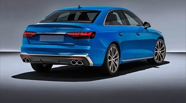 AUDI A4 2020-2022 Bumper Rear Diffuser Body Accessories - Image 4