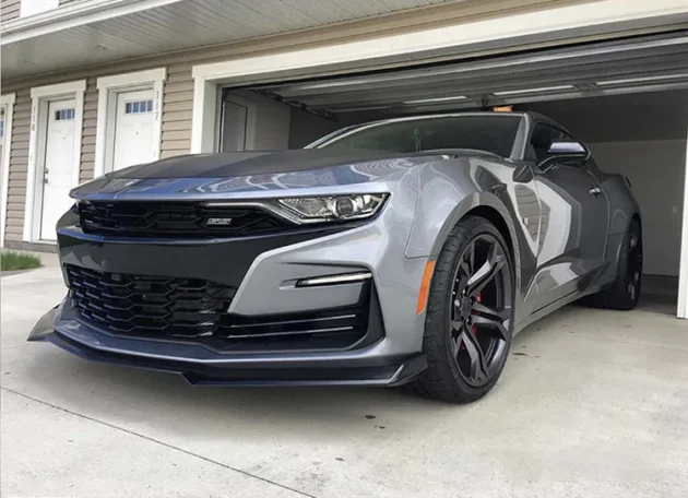 Chevrolet Camaro 2019-2022 SS Style Front Bumper Lip Body Kit - Image 4
