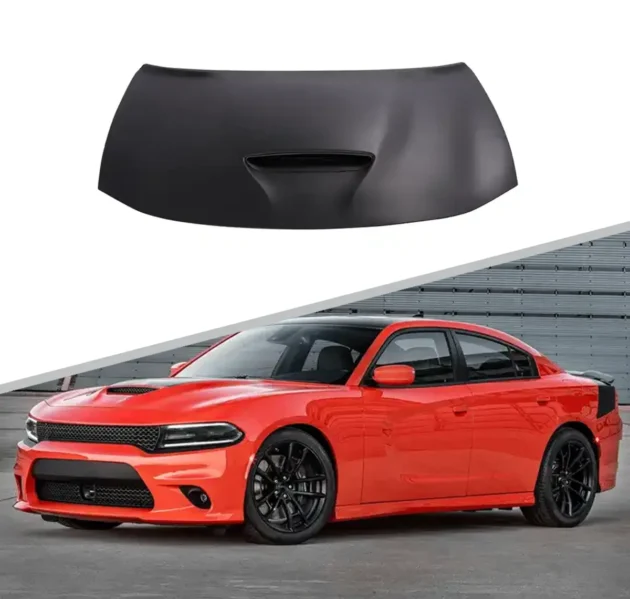 Dodge Charger 2015-2022 hellcat Style Front Bumper Body Parts Hood