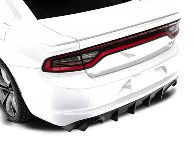 Dodge Charger 2015-20 Rock Style PP Rear Diffuser Lip Bumper SRT Bumper - Image 4