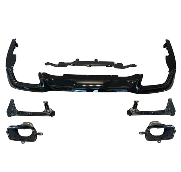 BMW F44 M-Tech M235i Style Car Rear Bumper Diffuser With Tips - Image 2
