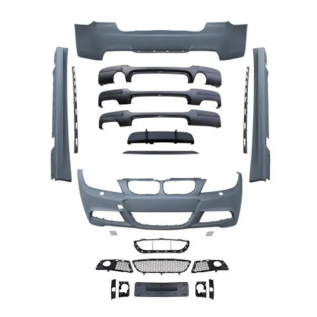 BMW E90 LCI 2009-2011 Body Kit Hood Fender Front Rear Bumper Lip Body Kit