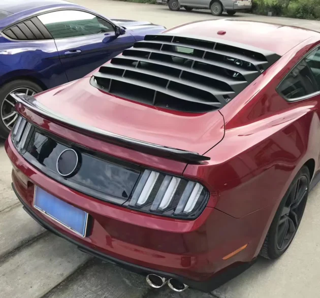 Mustang 2015-2022 PFT Style Car Bumper Rear Window Louver - Image 4