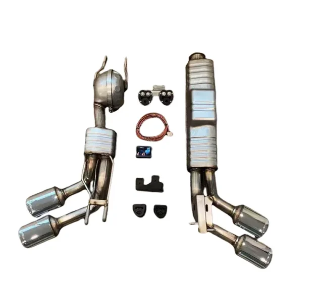 BENZ W463 G350D G400D 2019-2022 Rear Bumper Stainless Steel Actice Sound Exhaust System - Image 2