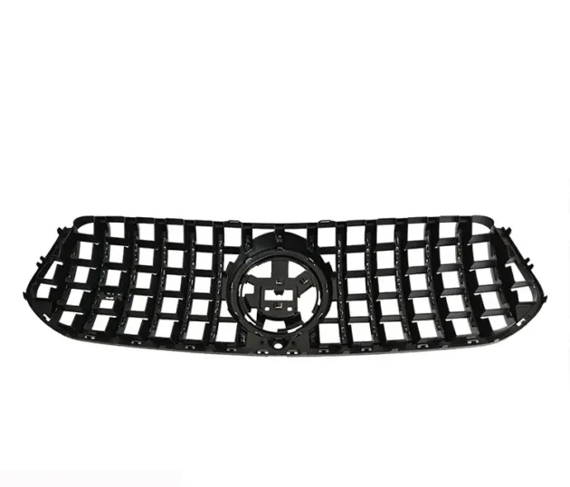 BENZ AMG53 W167 2020+Auto Accessories GT 1.1 Style Silver Color Car Front Bumper Lip Grille - Image 2