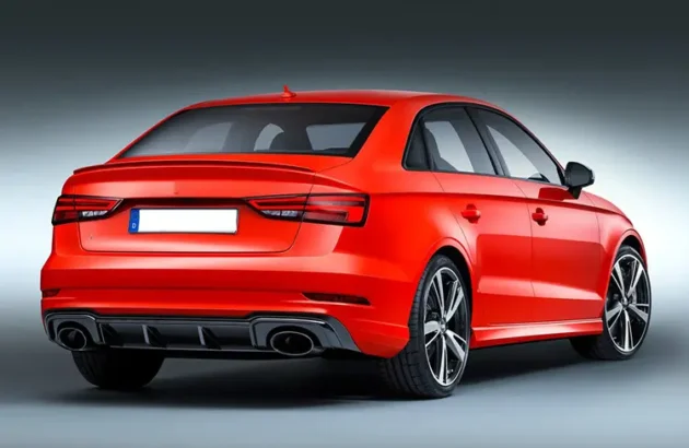 AUDI A3 Sedan Normal 2013-2016 Rear Diffuser With Tips - Image 4