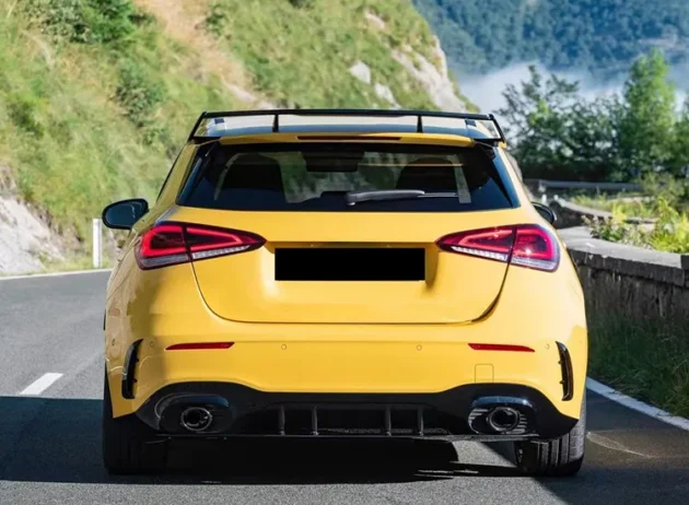 BENZ W177 AMG Hatchback 2019-2022 A35 Style Rear Diffuser - Image 5