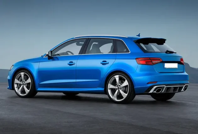 AUDI A3 Hatchback 2017-2020 S-line RS3 Style Car Rear Bumper Exhaust Body Accessories - Image 3