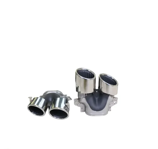 BENZ W177 2019-2022 A45 Style Stainless Steel Car Rear Bumper Tail Pipe - Image 2