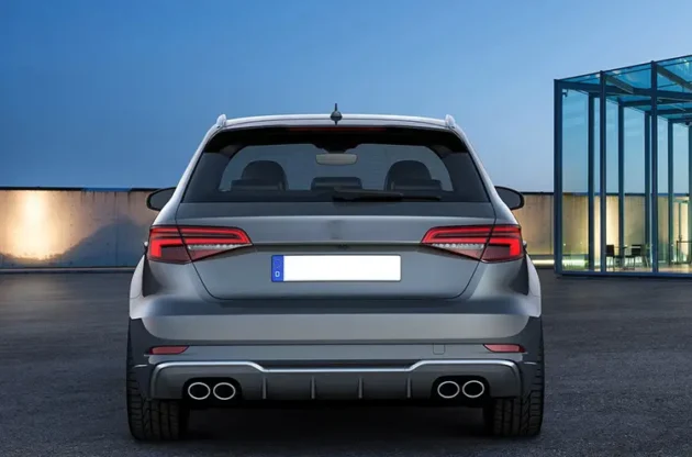 AUDI A3 Hatchback 2017-2020 PP Material S-line S3 Style Car Bumper Rear Diffuser Accessories - Image 4