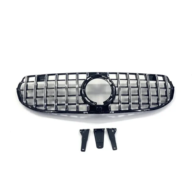 BENZ X253/C253 Normal 2019+ GT Style Glossy Black Car Bumper Accessories Front Grille - Image 2