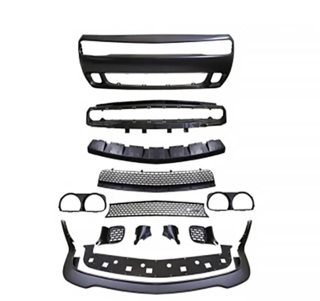 Dodge Challenger 2015-2022 Hellcat Car Body Kit Front Bumper Lip - Image 2