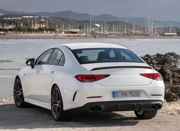 BENZ W257 AMG 2018+ CLS53 Style Car Bumper Rear Diffuser With Black or Silver Tips - Image 6