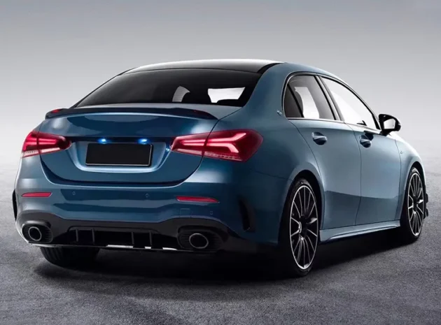 BENZ W177 AMG Sedan 2019-2022 Car Accessories A35 Style Rear Diffuser - Image 4