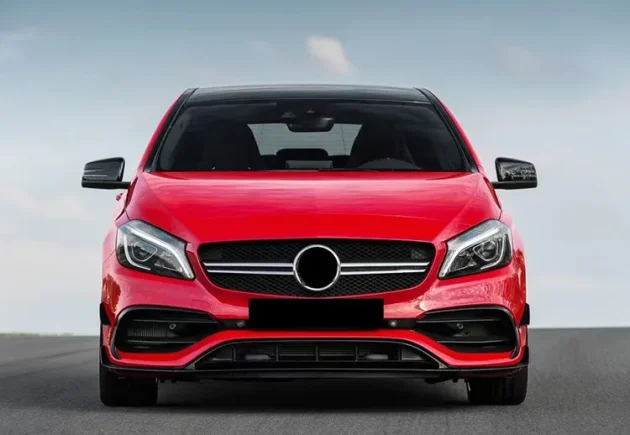 BENZ W176 2013-2018 A45 AMG Style Auto PP Bumper Front Lip Rear Diffuser Side Skirt Vents Spoiler Body Kit - Image 3