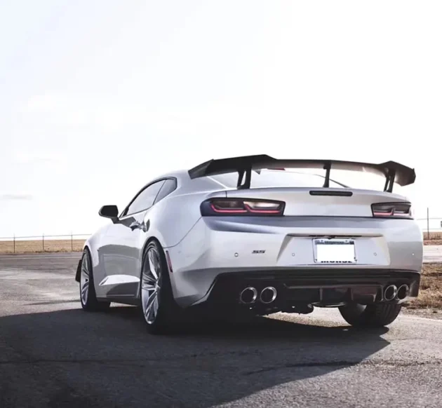 Chevrolet Camaro 2016-2022 ZL1 RS Style Auto Bumper Dual Outlet Rear Diffuser Lip - Image 4