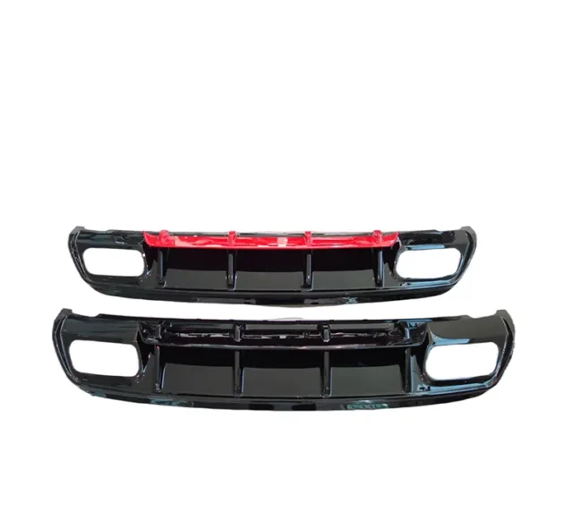 BENZ W176 AMG 2016-2018 2016 A45 Style Auto Bumper Accessories Rear Diffuser - Image 2